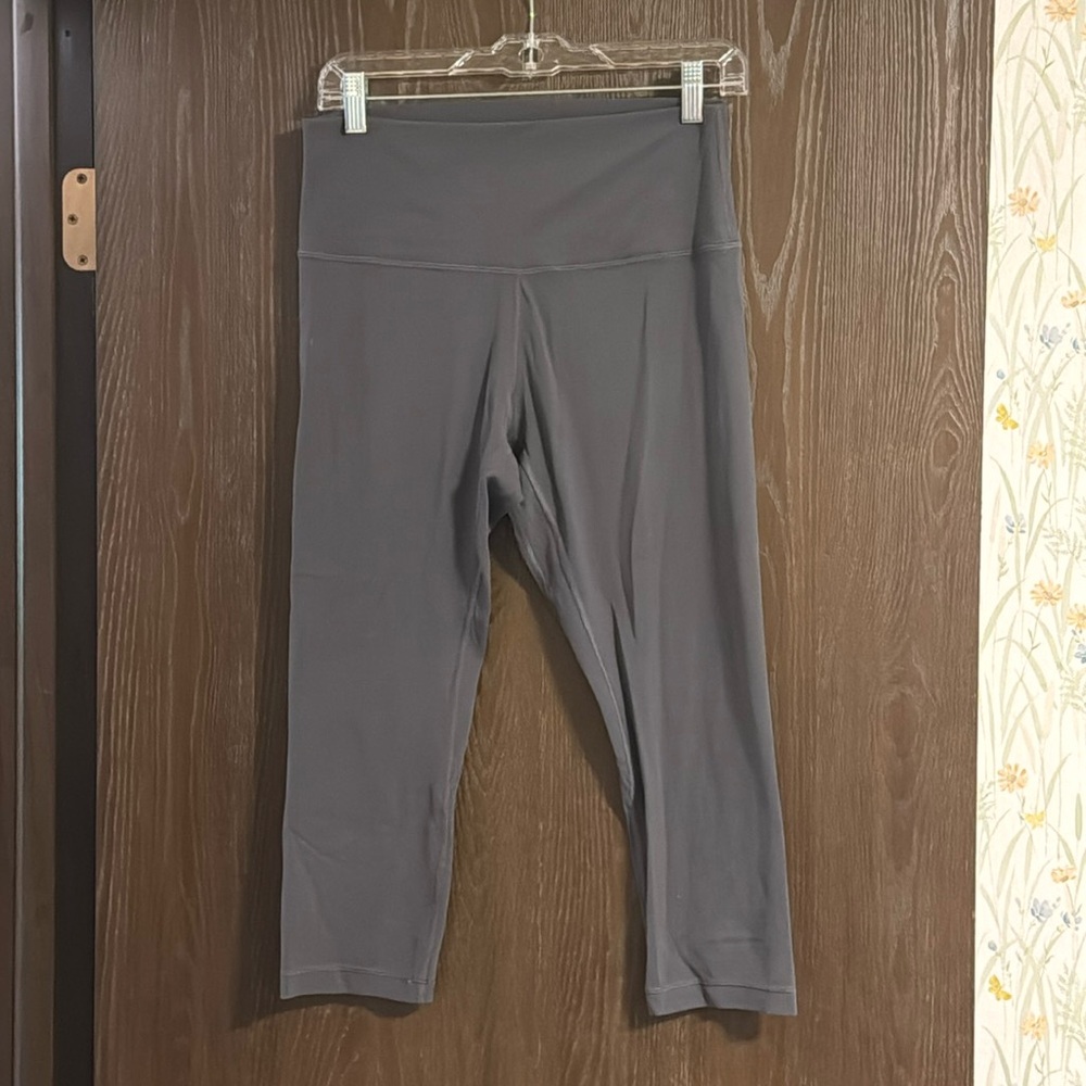 Lululemon High-Rise Crop Legging 21" Gray 10